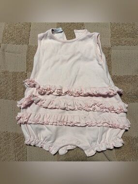 Baby Pink Ruffle One-Piece Bodysuit - Baby